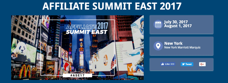 The Affiliate Summit is one of the top ecommerce events in 2018.