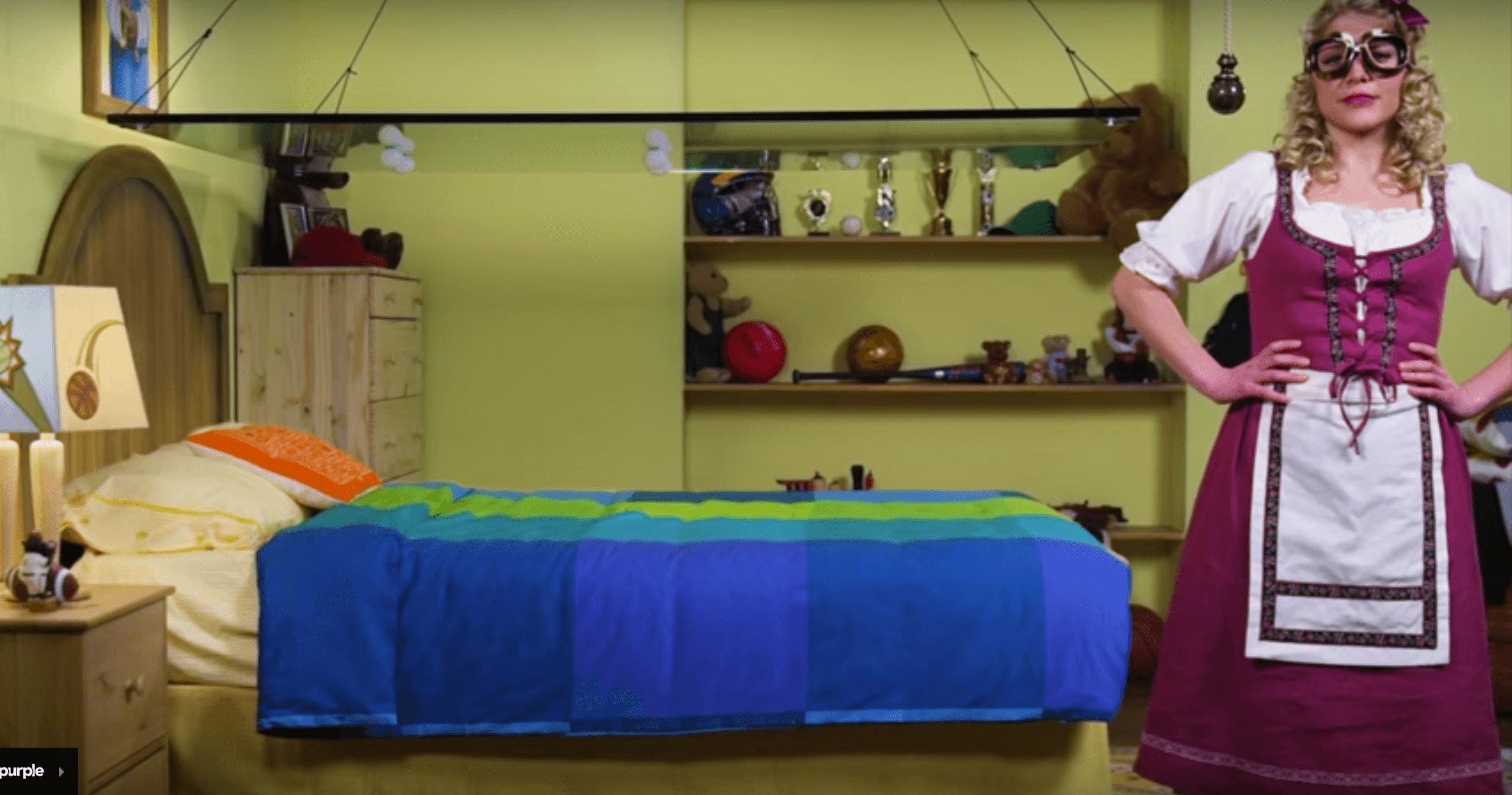 who plays the purple mattress goldilocks who plays the purple mattress goldilocks