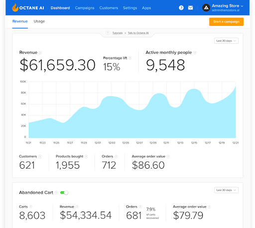 octane ai shopify direct to consumer